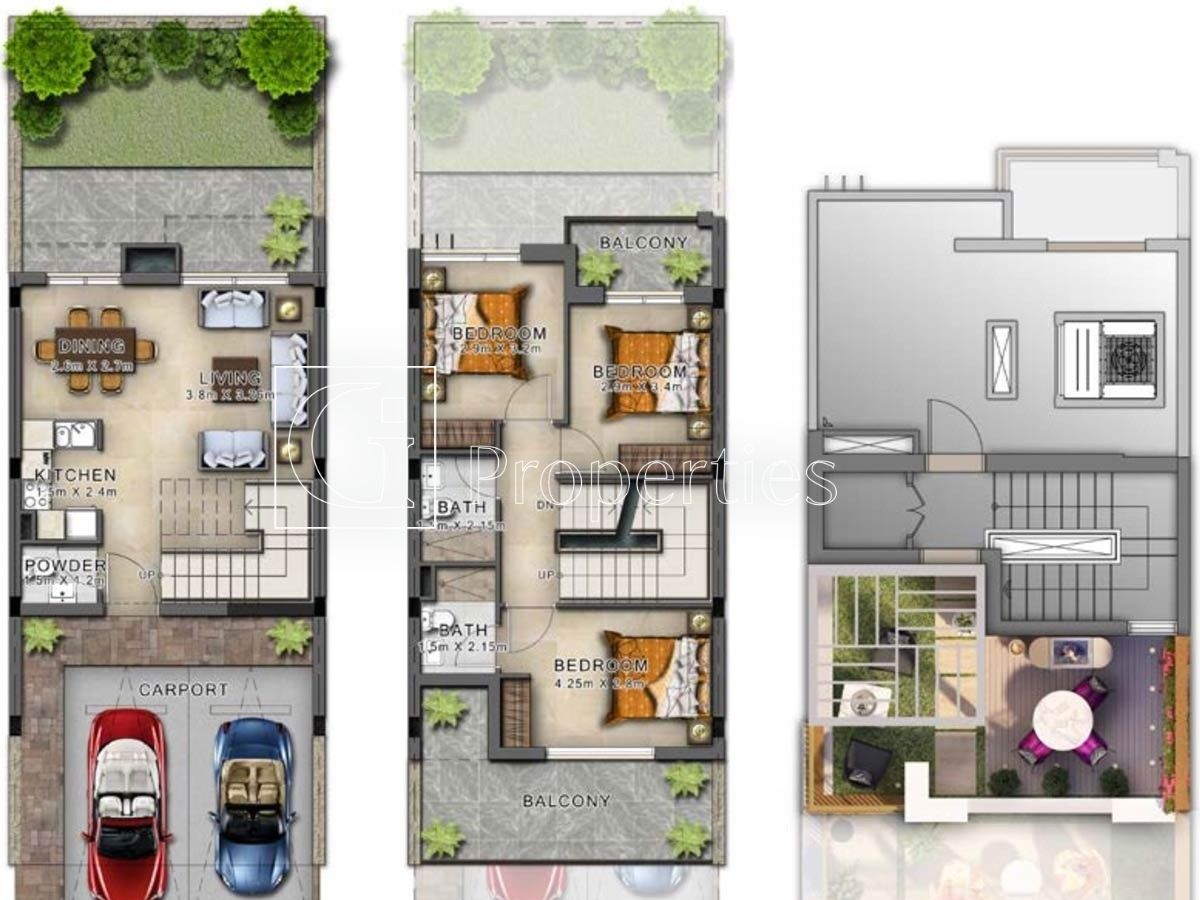 3BR+Roof Terrace | Back-to-Back | Vacant April - 10