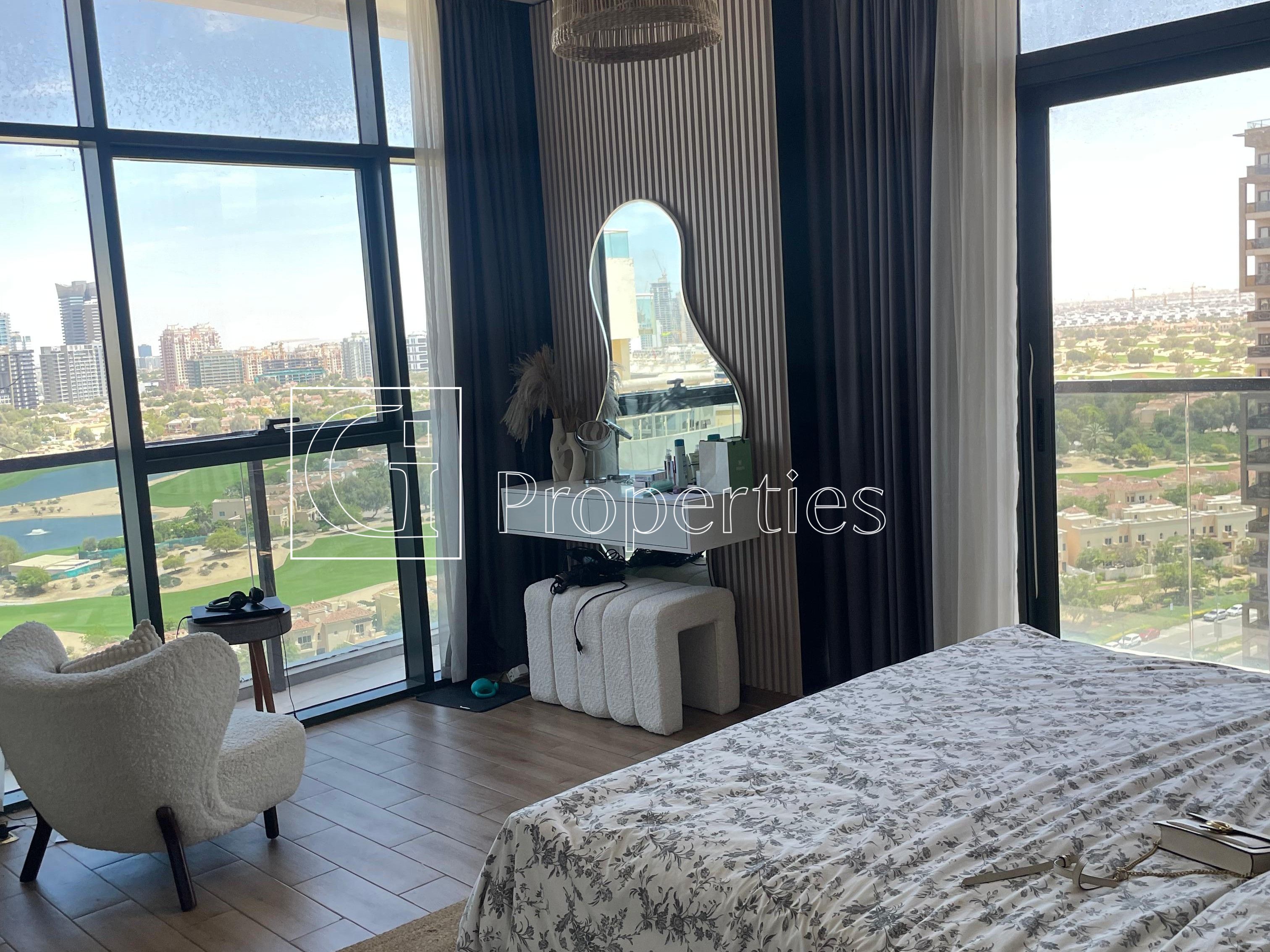 Golf & Lake View | High Floor | Premium Unit - 9