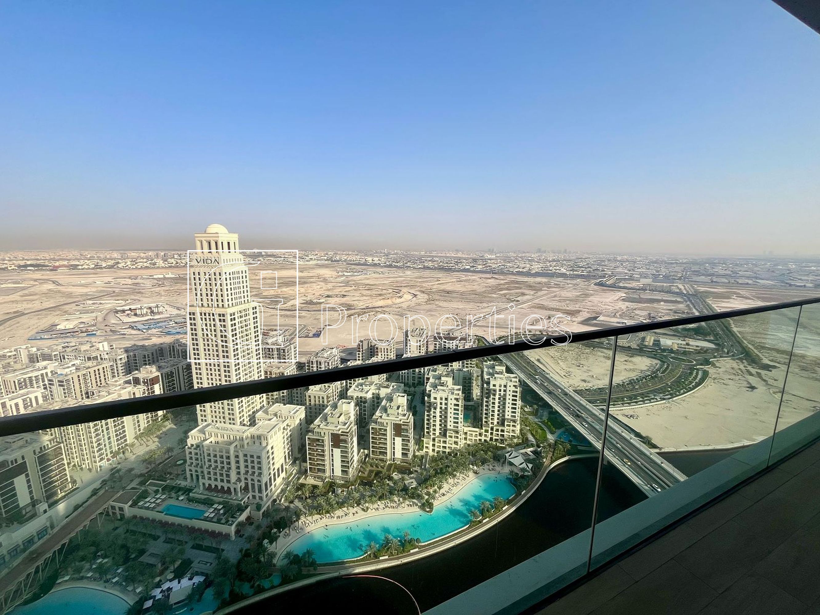 Lagoons & Canal View | Vacant | High Floor - 1