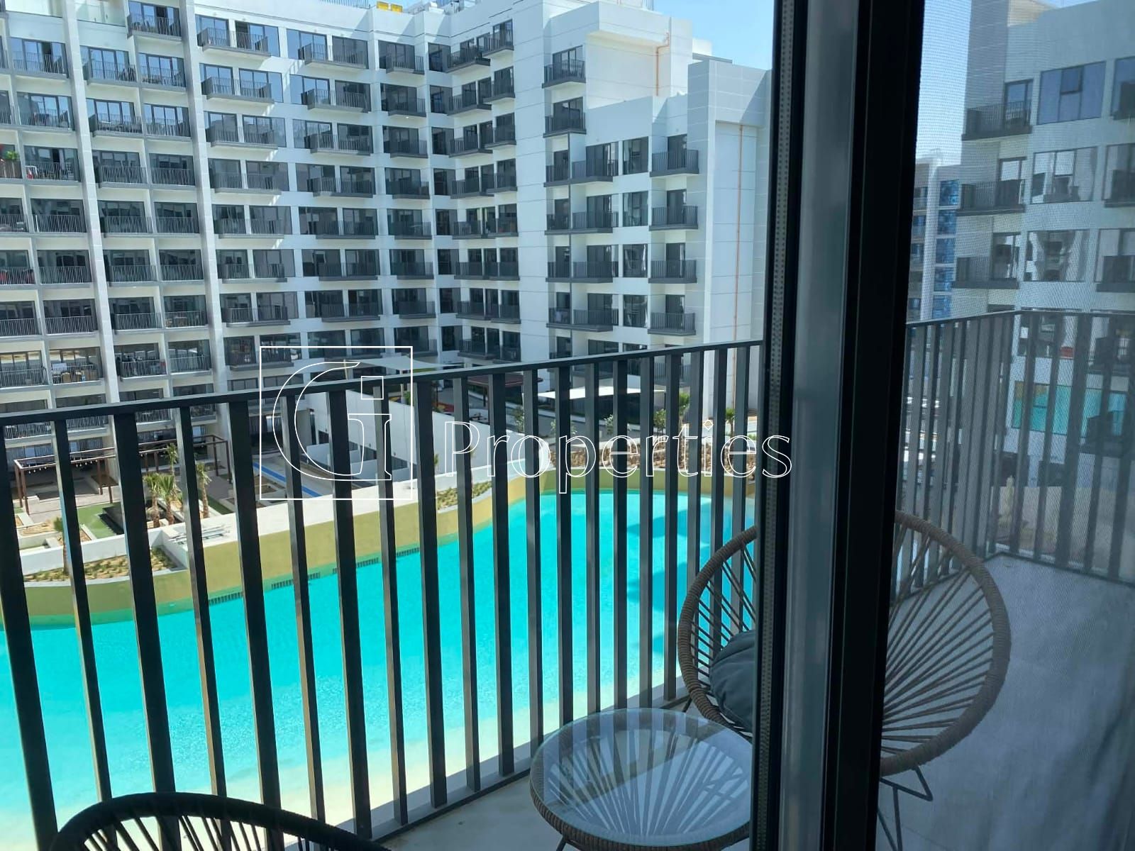 Fully Furnished | Lagoon View | Elegant 1BR - 1