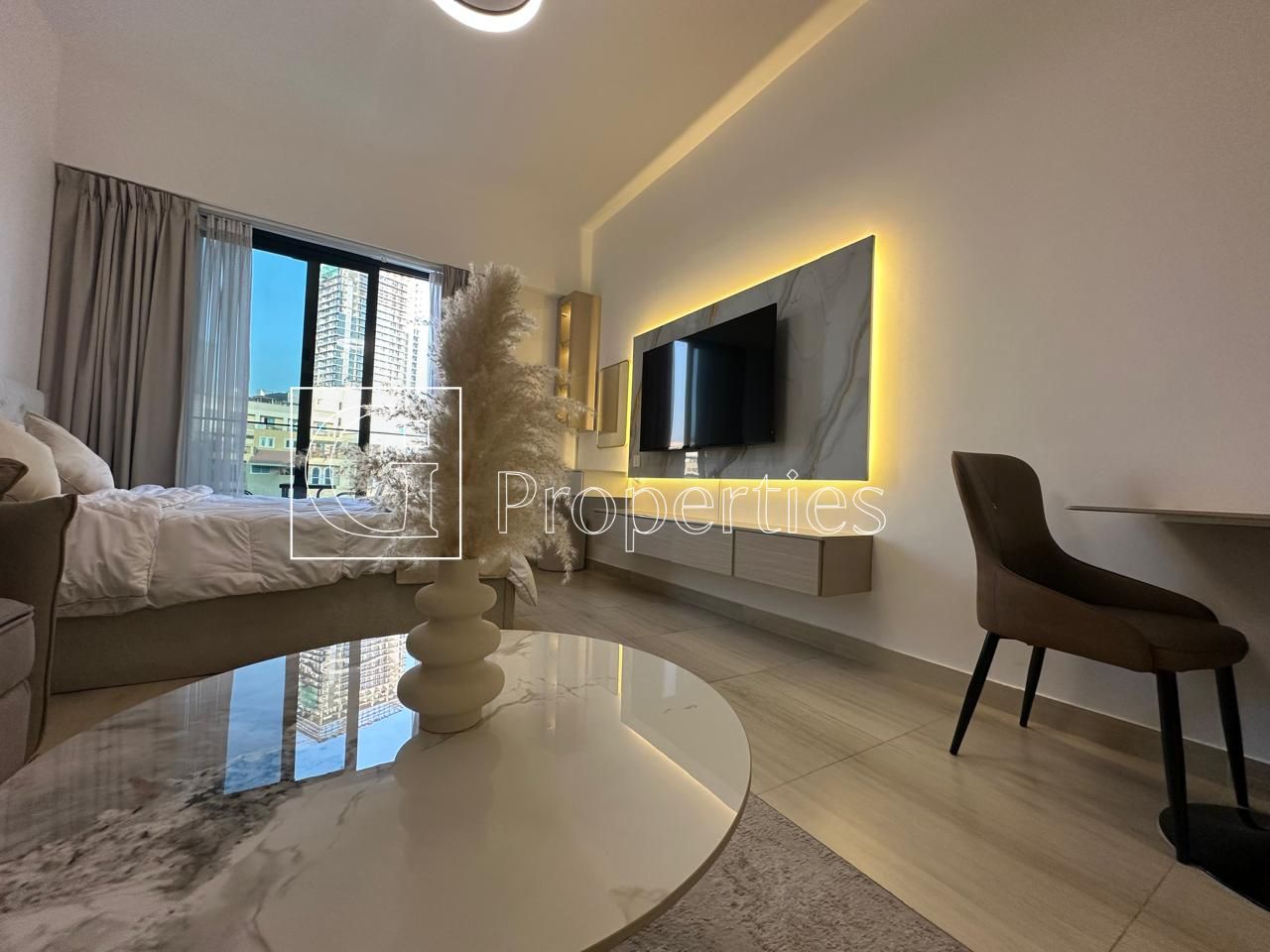 Park View | Fully Furnished | Modern Studio - 7