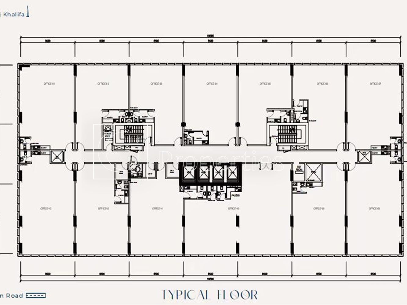 Modern Office Space | Mid Floor | Negotiable - 10