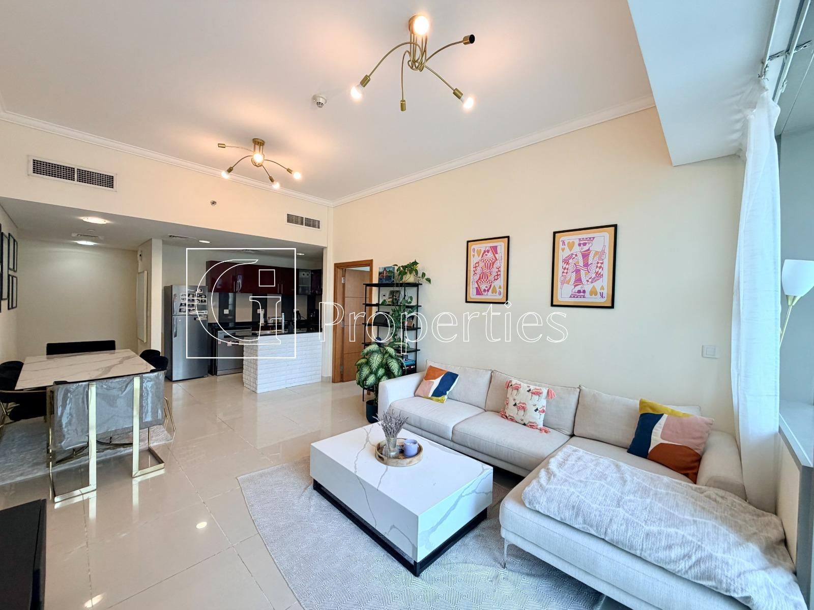Furnished | Chiller Free | Near Metro | Vacant - 2